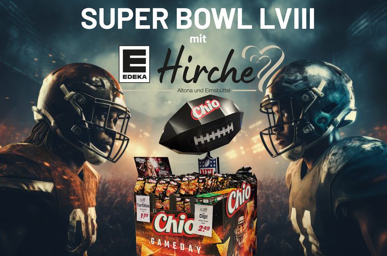 EDEKA Hirche Super Bowl LVIII 2024