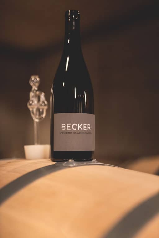 Becker-Wein auf Fass